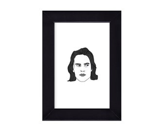 4 x 6 Framed Tim Riggins / Taylor Kitsch Friday Night Lights Portrait