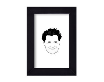 4 x 6 enmarcado Isaac Mizrahi / Project Runway Portrait