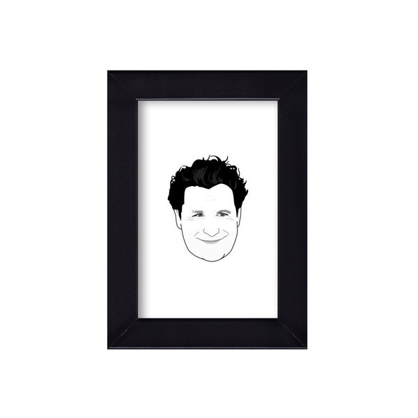 4 x 6 Framed Isaac Mizrahi | Project Runway Portrait