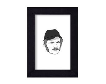 4 x 6 Framed Quint / Jaws Portrait