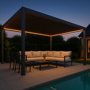 Pergola plans | Modern Pergola with Automation | pergola DIY plan | Relaxing & Entertaining | DIY Patio cover,