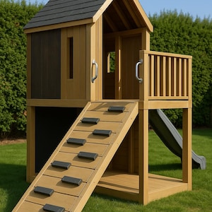 DIY Spielhaus Pläne PDF: Einfach zu Bauen