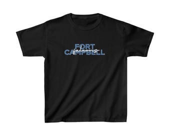KIDS - Black Fort Campbell Falcons ---  Kids Heavy Cotton™ Tee