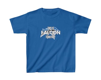 KIDS - Blue This is Falcons territory --- Kids Heavy Cotton™ Tee