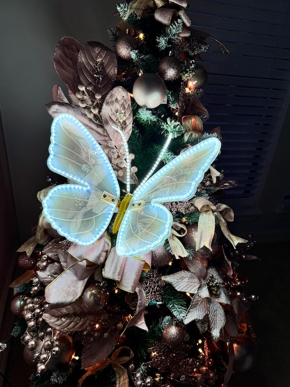 Magical LED Butterfly That Moves Its Wings by Opening and Closing