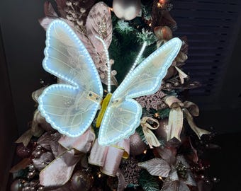 Magical LED Butterfly That Moves Its Wings by Opening and Closing It. Perfect for Christmas Trees and Parties - Etsy Magical LED Butterfly That Moves Its Wings by Opening and Closing It. Perfect for Christmas Trees and Parties - Etsy