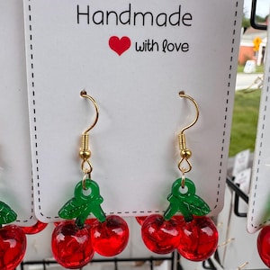 Cherry earrings
