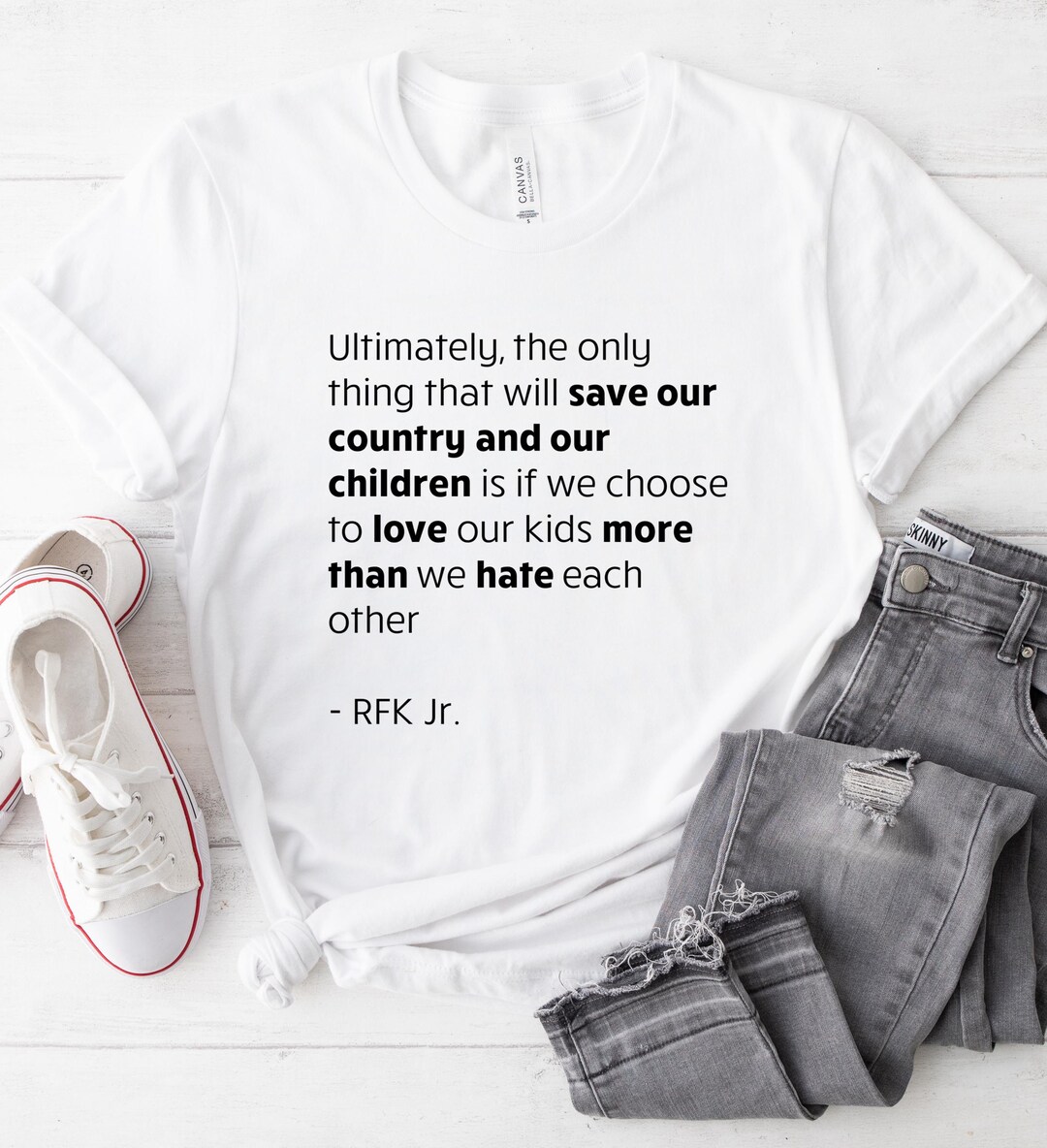 RFK Jr T-shirt, MAGA, Kennedy, Unity, America First T Shirt, Political ...