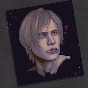 RE4R Leon Kennedy Print