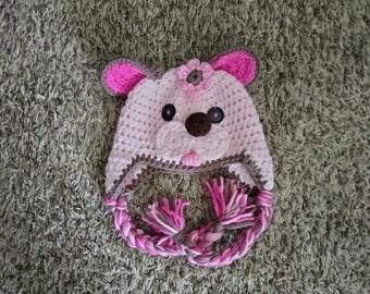 Pink puppy Dog Hat