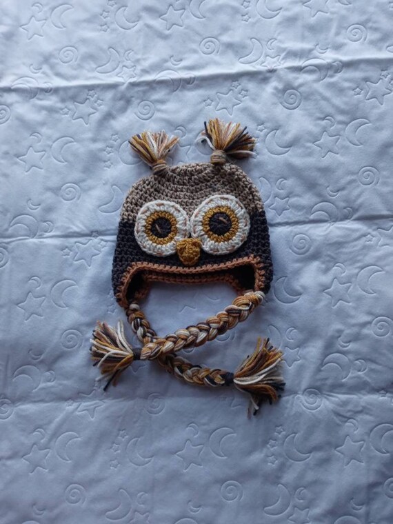 Crochet Owl Hat Made to Order - Etsy