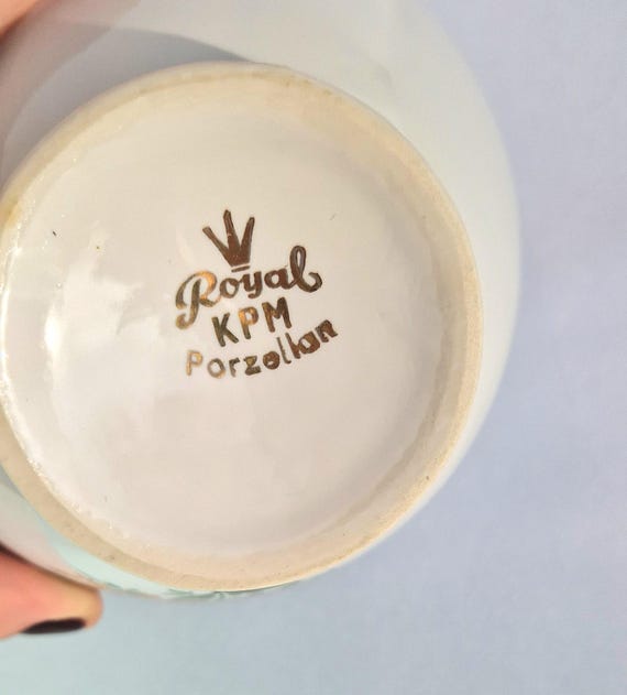 ドイツ　ベルリン王立陶器　KPM　花瓶 ドイツ ベルリン王立陶器 KPM 花瓶