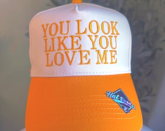 Casquette snapback brodée personnalisée (vous m'avez l'air de m'aimer)