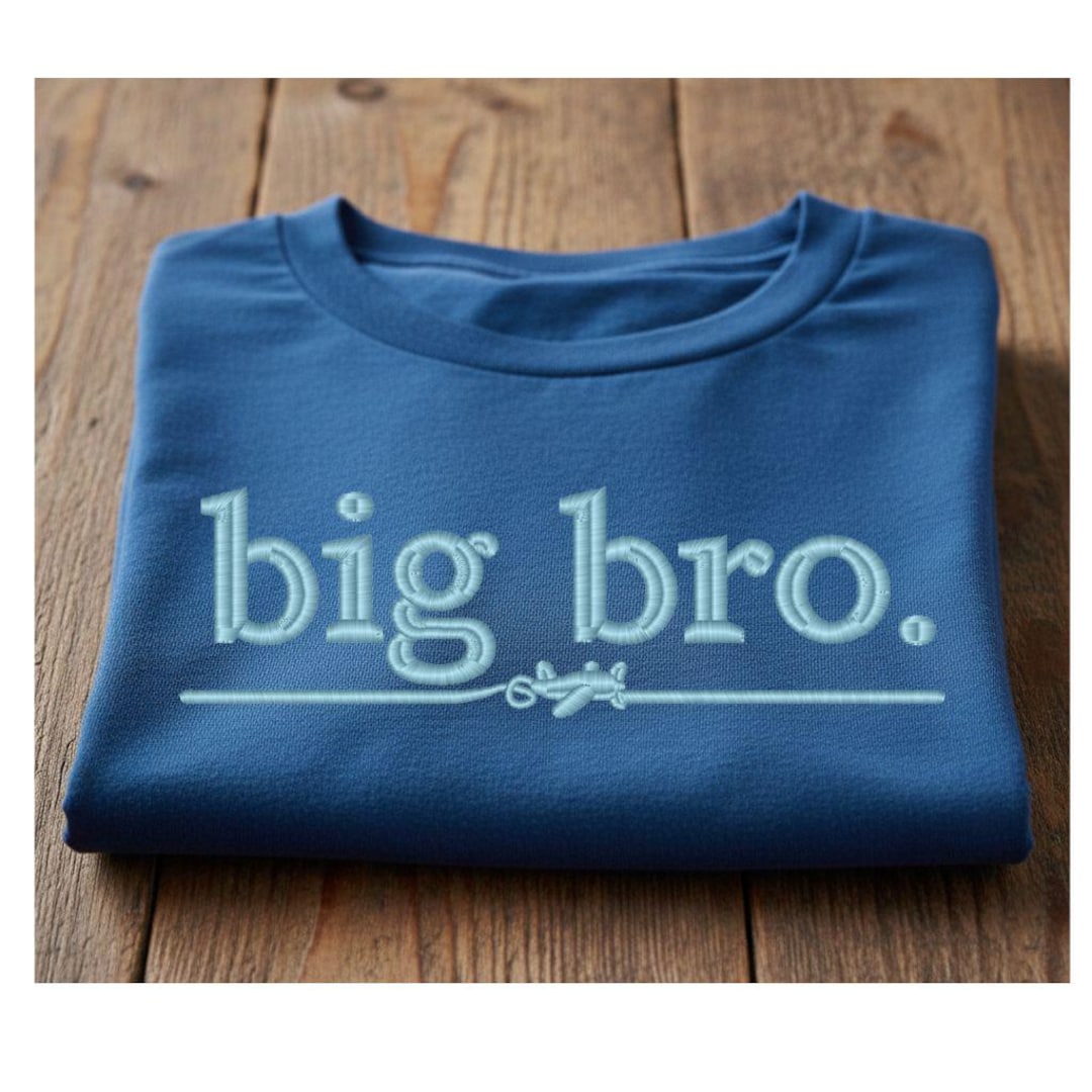 Big Bro Center Seam Font Digital Embroidery File - Etsy