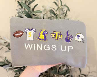 Tennessee Tech  icons custom sport embroidered crewneck sweatshirt