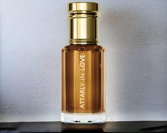 Musk Attar Perfume Oil: Lily, Violet, Sandalwood - Vegan Fragrance