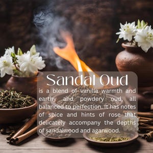 Sandal Oud - Luxurious Sandalwood Oud Fragrance Natural Unisex