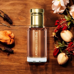 Moroccan Sweet Oud Perfume Oil: Rose, Saffron, Caramel, Patchouli, Vegan Fragrance
