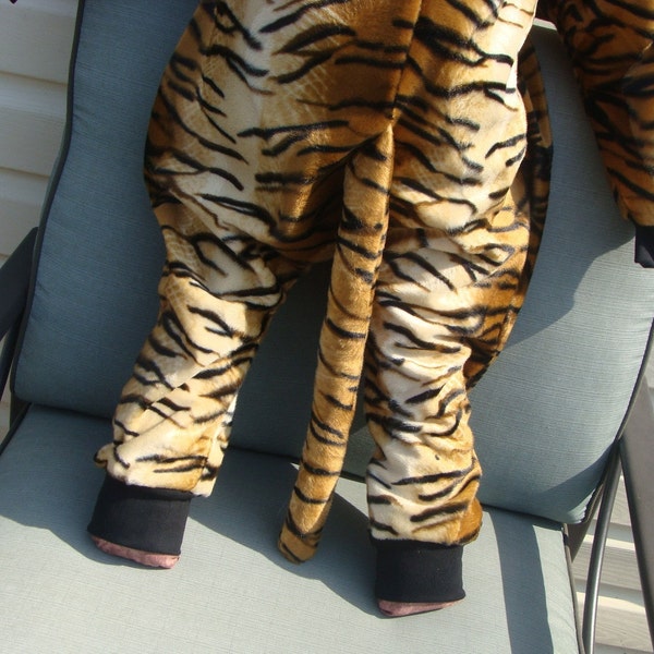 Luxurious Toddler 2T Tiger Costume For Halloween and Playtime