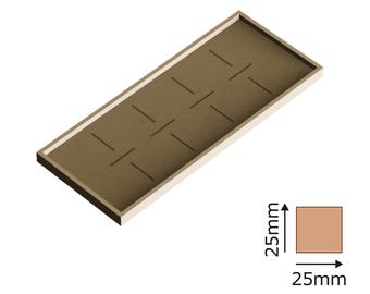 Lade infanterieverplaatsing 25 x 25 mm
