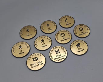 10 x Agile Manoeuvres Tokens