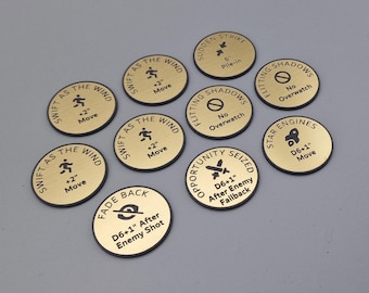 10 x Agile Manoeuvres Tokens