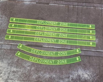 Marcadores de zona de despliegue