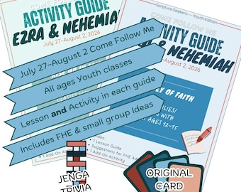 Come Follow Me Ezra 1, 3–7: Nehemiah 2, 4–6, 8 Lesson – Youth Sunday School YM YW (July 27 - August 2)