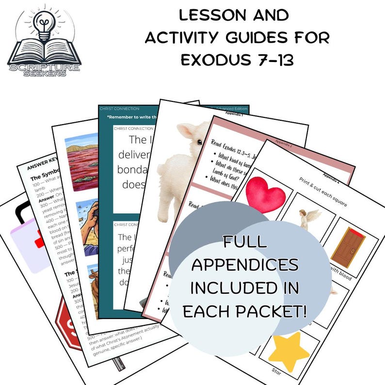 Come Follow Me Exodus 7-13 Lesson Companion | April 6 - April 12 ...
