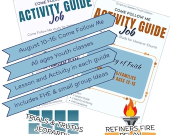 Come Follow Me Job Lesson Plans – Youth Sunday School Activity (August 10–16)