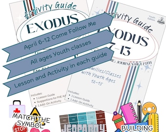 Come Follow Me Exodus 7-13 Activity Guide – Youth Lesson Plan (April 6-12)