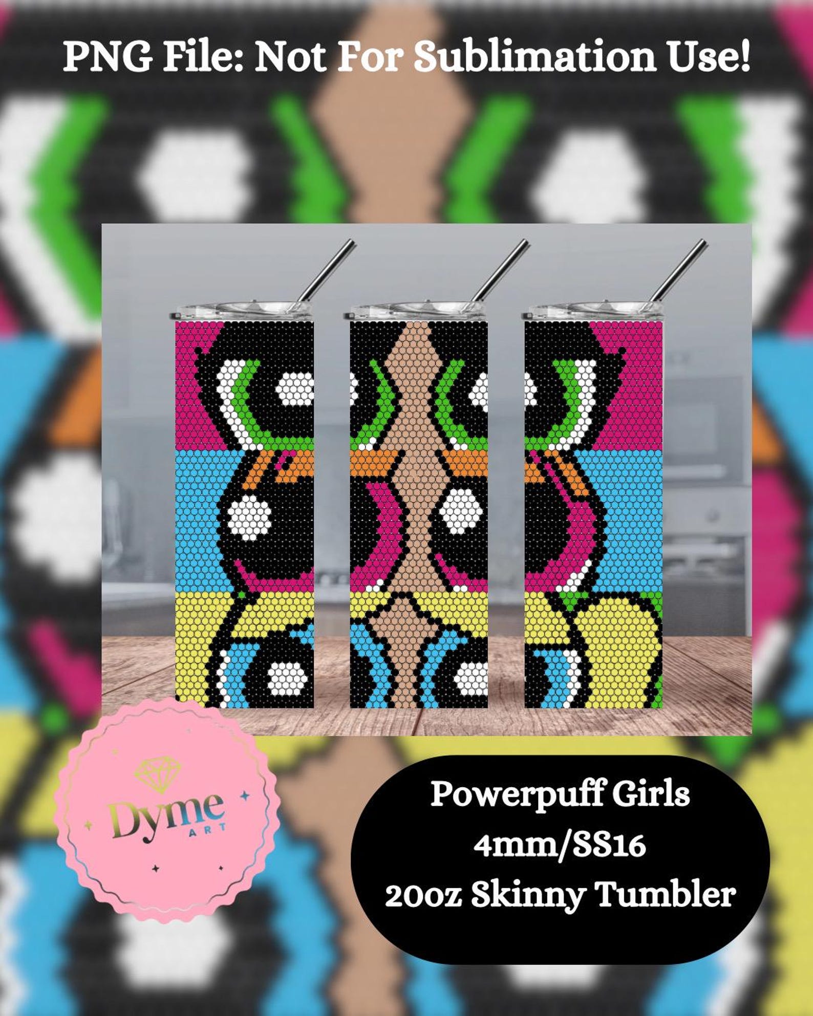 Power Girl Sisters /rhinestone Template/pattern Digital Design/ 20oz ...