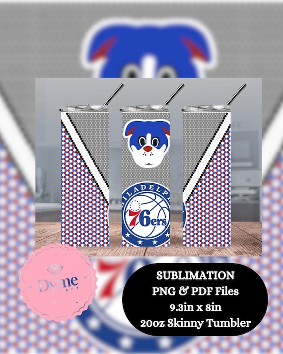 Sixers Sports Team Football /sublimation PNG & PDF File/ Sublimation  Digital Design 9.3inx8in/ 20oz Skinny Tumbler/tumbler Design - Etsy
