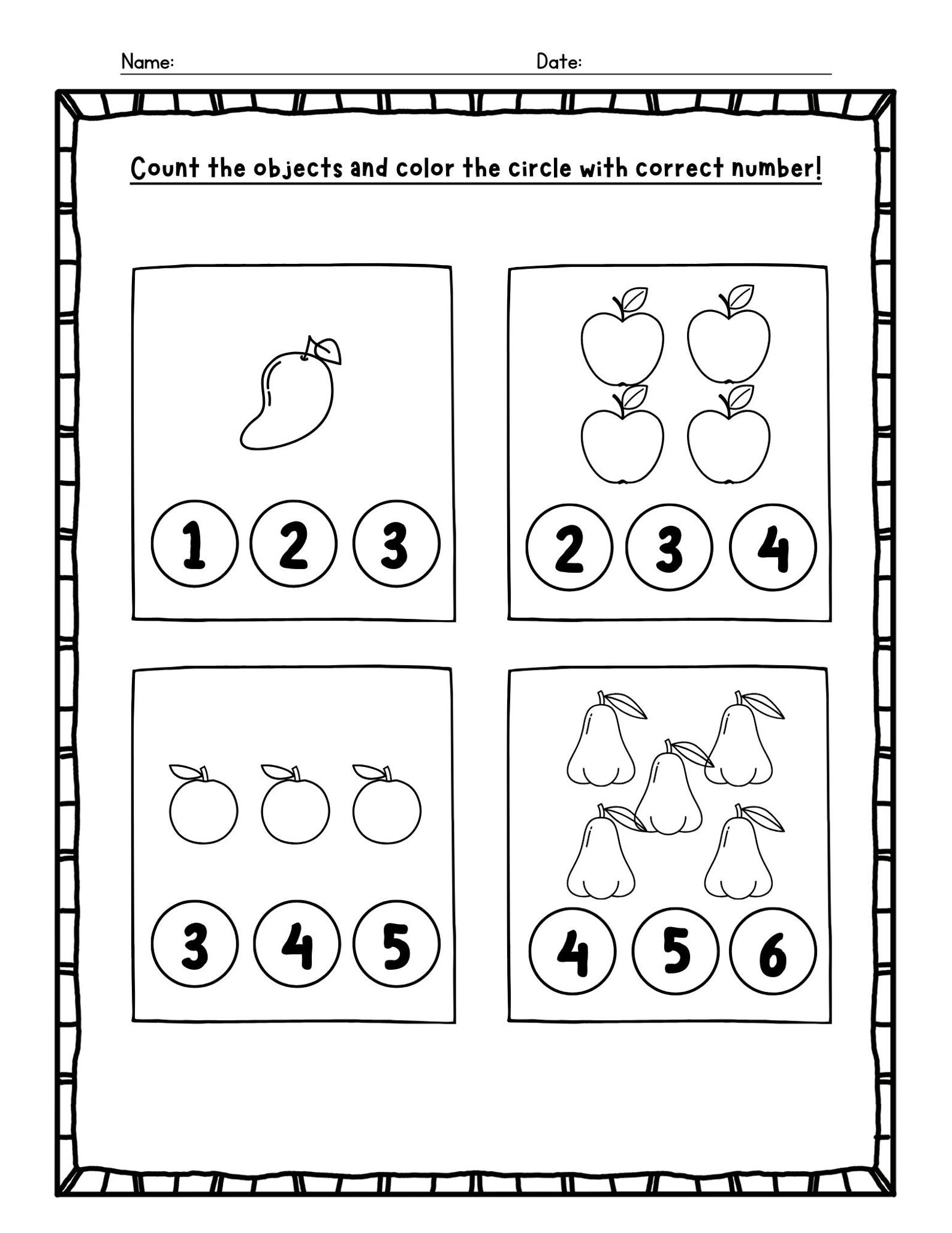 Let’s Learn the Numbers: 1 to 10 - Etsy