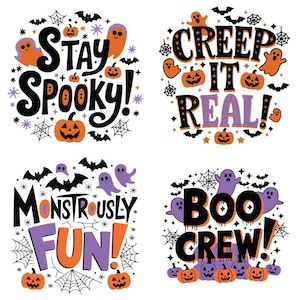 Halloween Quote PNG Bundle
