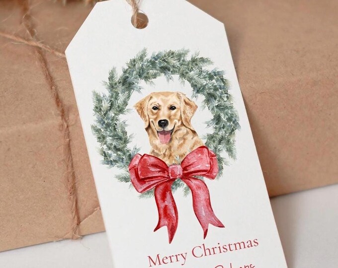 Dog Christmas Tags (Ginger)