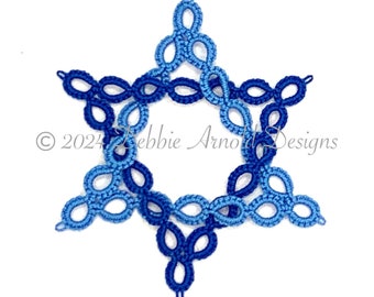 Tatting Pattern "Large Star of David" PDF Instant Download