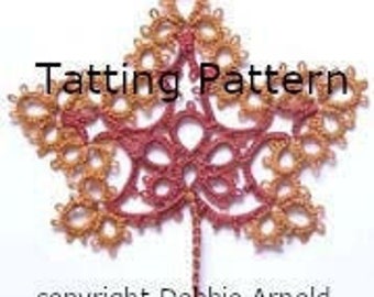 Tatting Pattern "Maple Leaf" PDF Instant Download