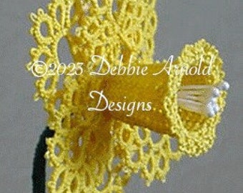 Tatting Pattern "Deb's Daffodil" PDF Instant Download