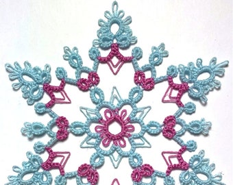 Tatting Pattern "Fun with Picots Snowflake" PDF Instant Download