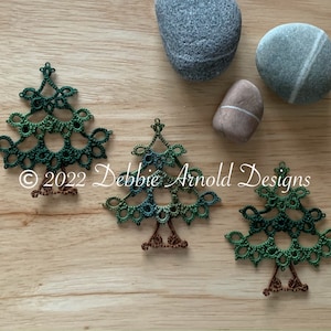 Tatting Pattern &quot;2022 Christmas Tree&quot; PDF Instant Download