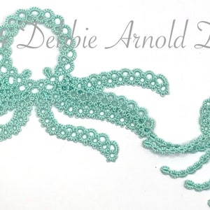 Tatting Pattern Set "Octopuses--Mother and Baby" PDF Instant Download