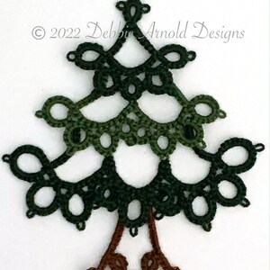 Tatting Pattern Christmas Tree PDF Instant Download image 6