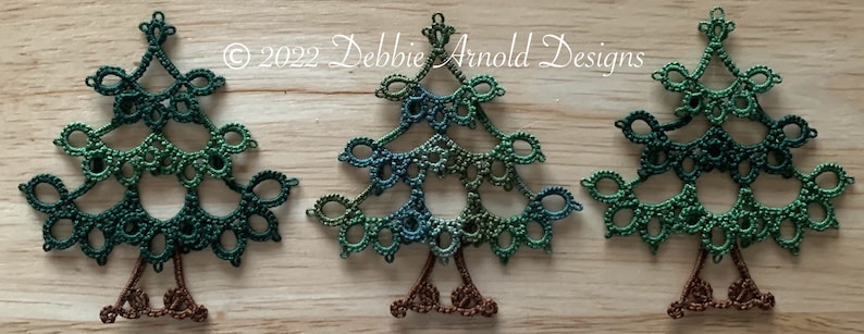 Tatting Pattern Christmas Tree PDF Instant Download image 3