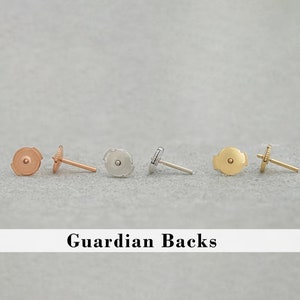 Secure Locking Earring Backs, 14K Guardian Backs, Safety Earring Back, 14K Gold Secure Earring Locking Backs, Replacement Earring Backs