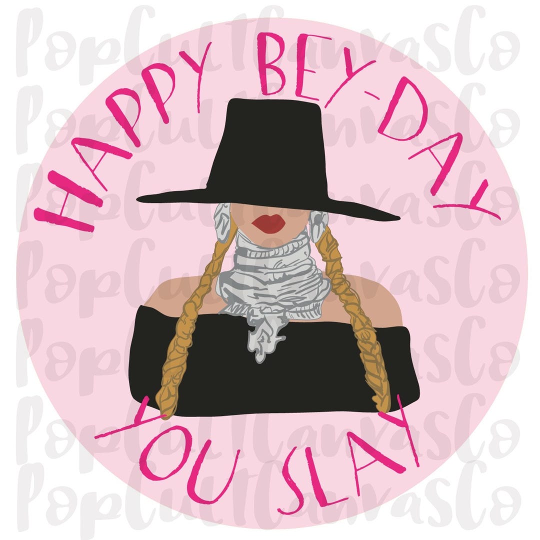 Beyoncé Pop Culture, Birthday Card, Sticker, Cake Topper, Engagement ...