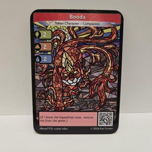 Booda custom art token for Altered TCG (English language) - FAN CONTENT