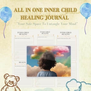 Inner Child Healing Journal: 100 Trauma Therapy Prompts (Digital Download)