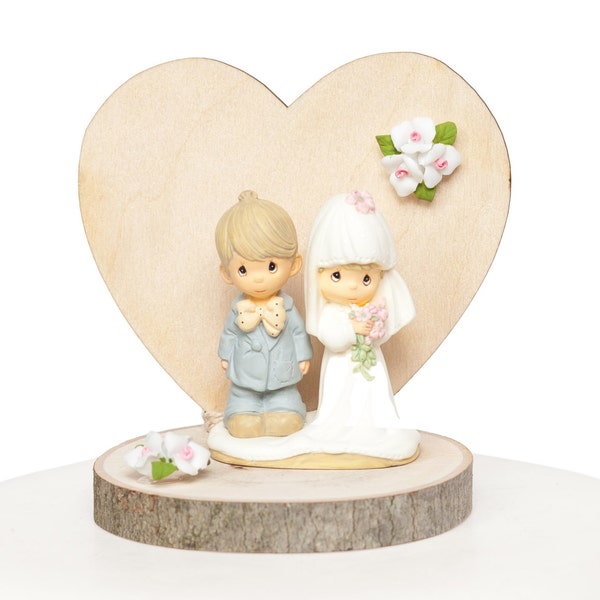 Precious Moments Rustic Wedding Cake Topper