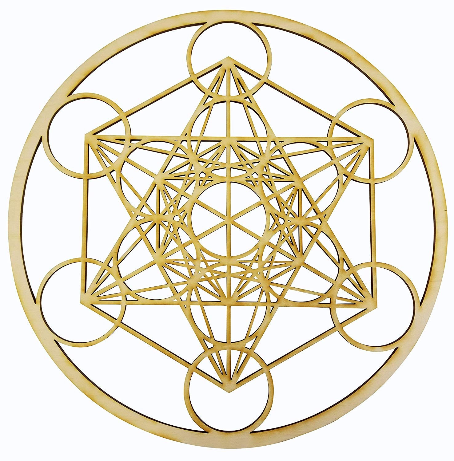 12 Metatron's Cube Wall Art 12 Diameter 1/8 Etsy UK